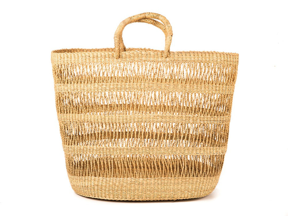 Open Weave Shopping Basket