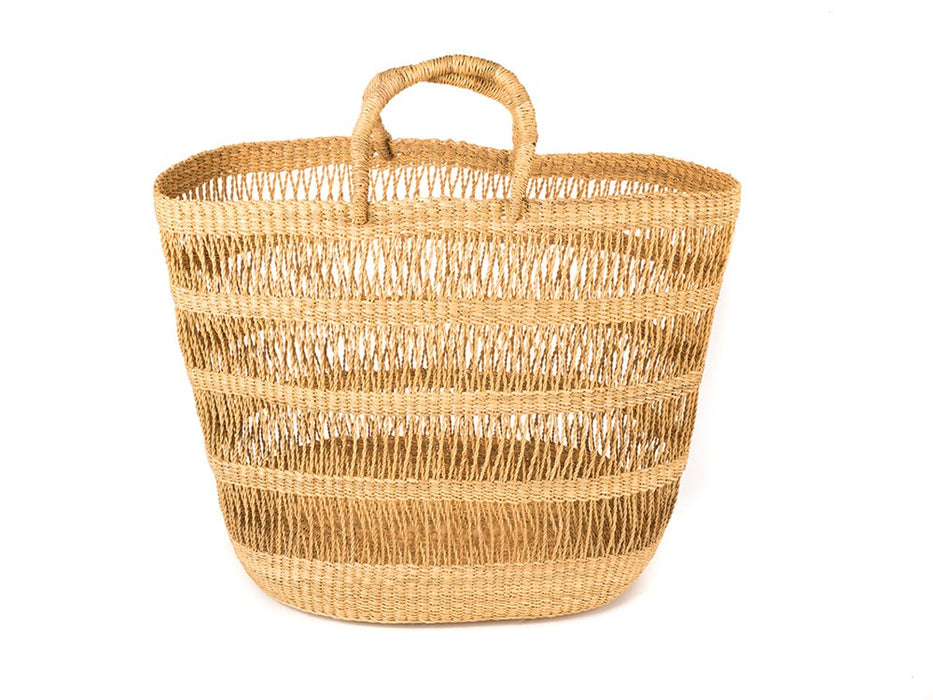 Open Weave Shopping Basket