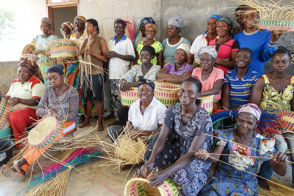 Open Weave Shopping Basket