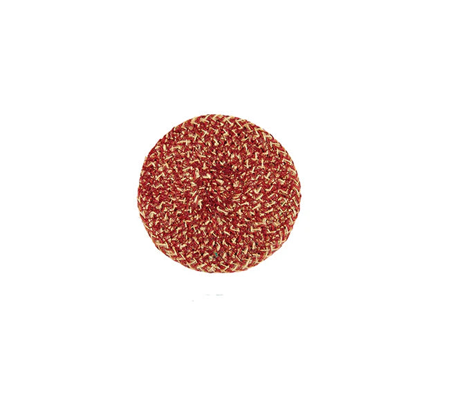 Guardsman Red Jute Coasters - Set of 4