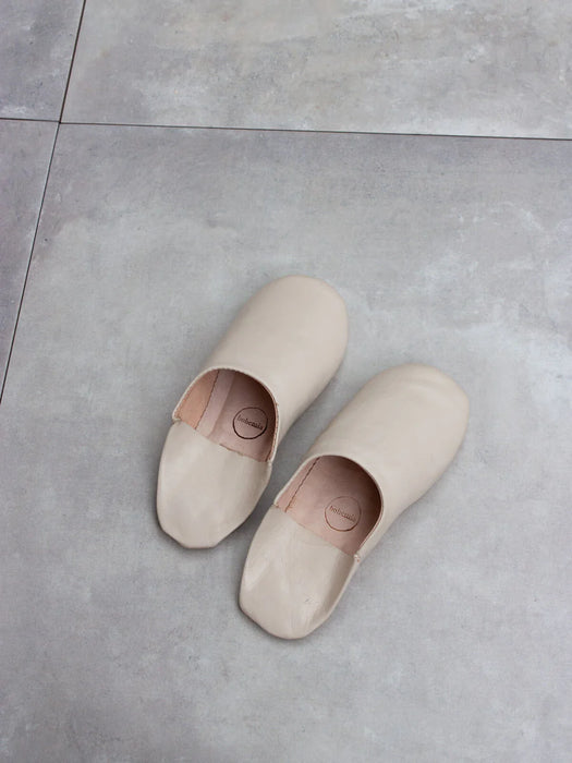 Chalk Moroccan Slippers