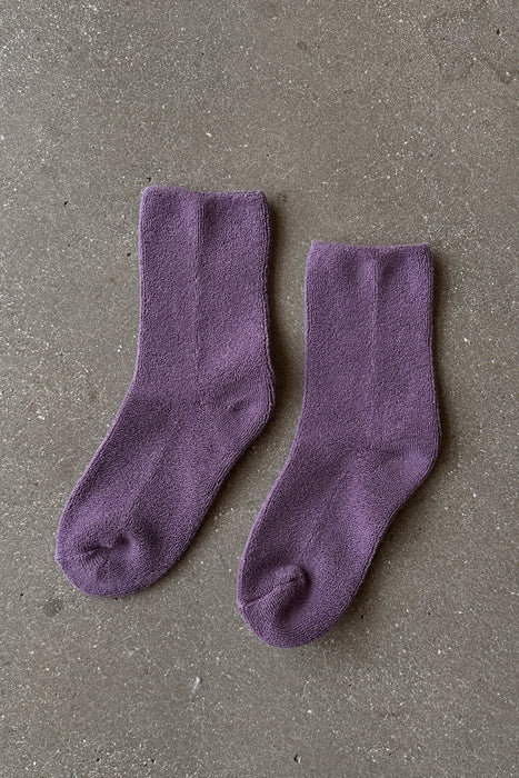 Plum Cloud Socks