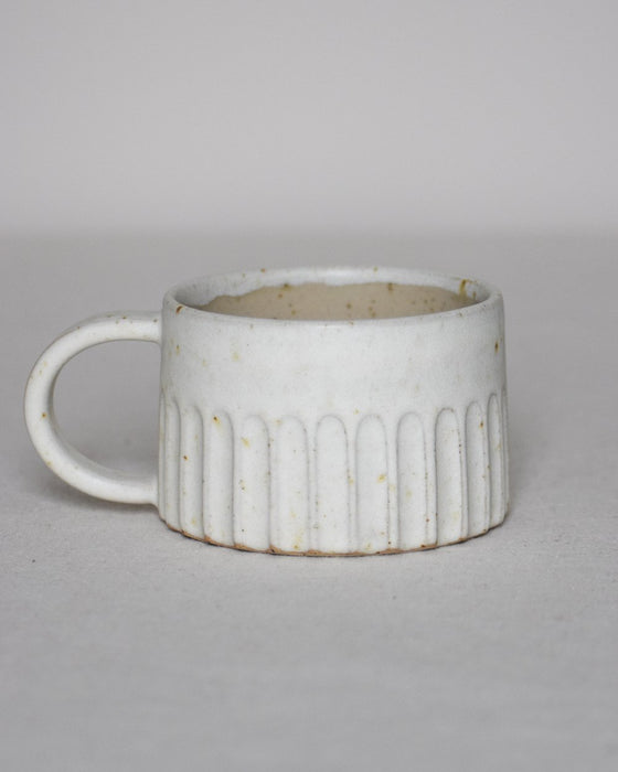 Fluted Coffee Mug