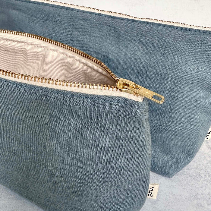 Linen Pouch Bag - Large