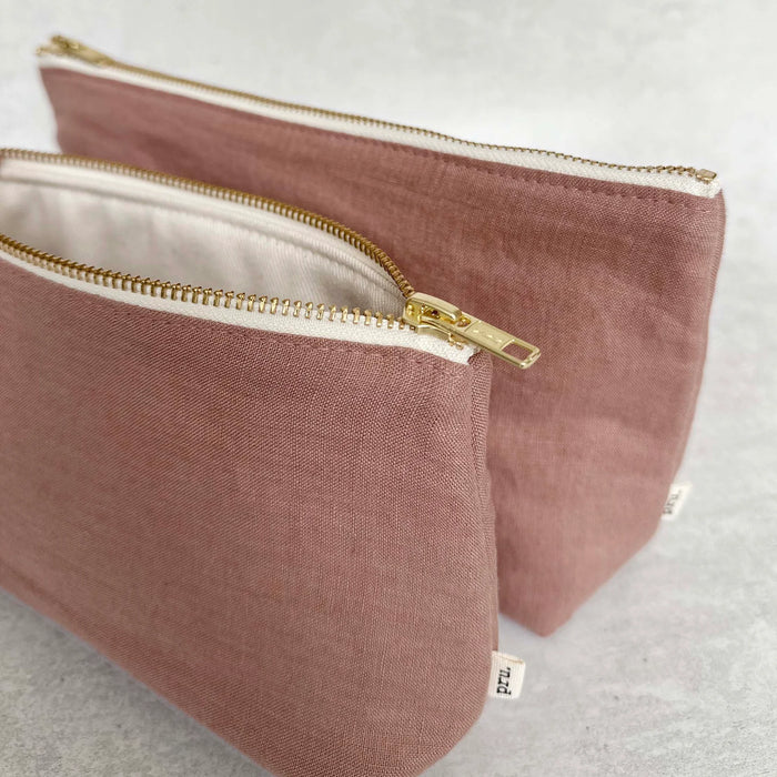 Linen Pouch Bag - Large