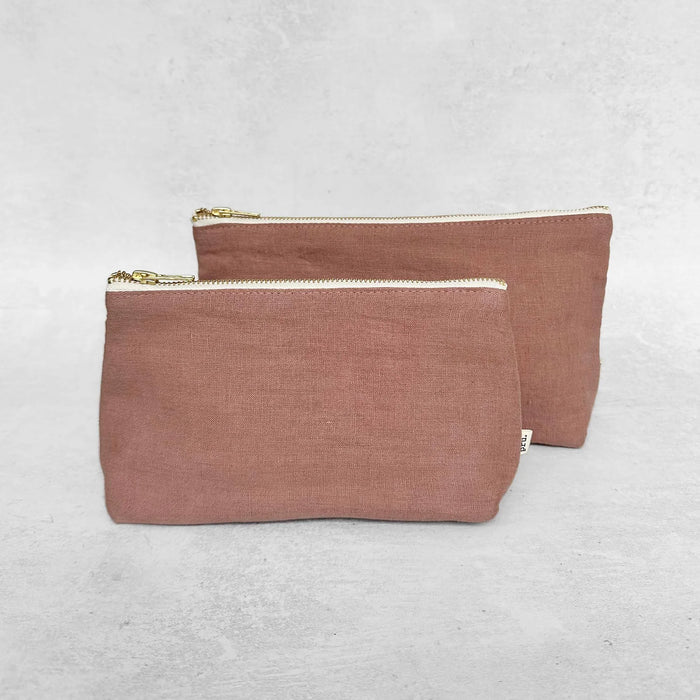 Linen Pouch Bag - Large