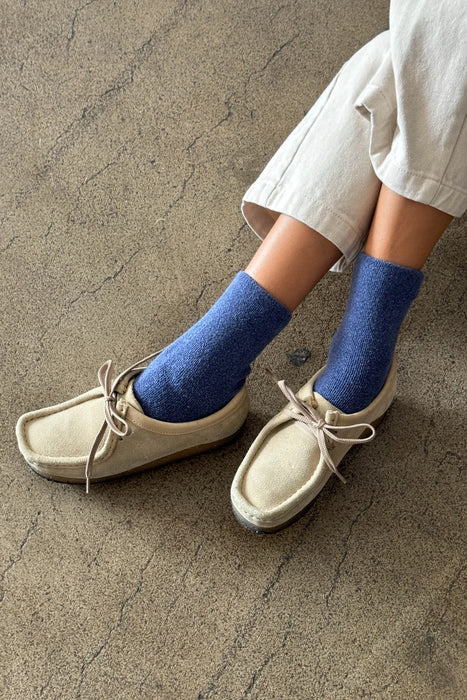 Bijou Blue Cloud Socks