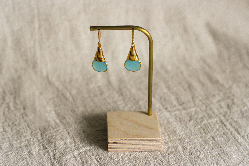 Stone Drop Earrings