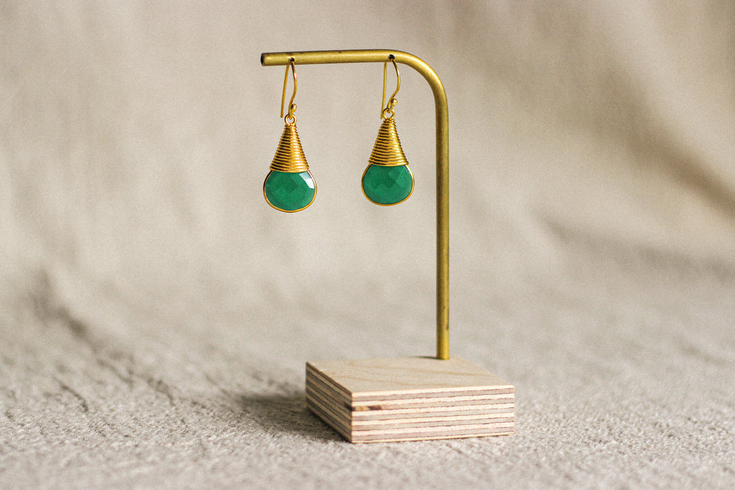 Stone Drop Earrings