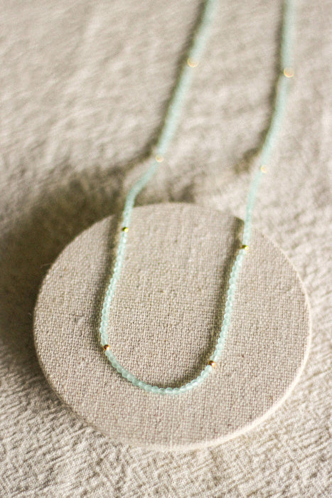 Beaded Stone Necklace