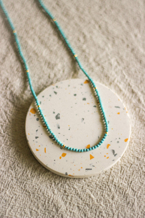 Beaded Stone Necklace