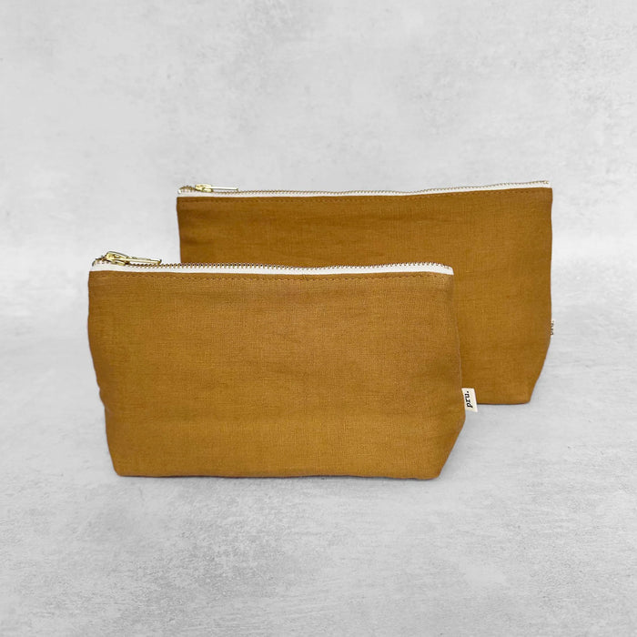 Linen Pouch Bag - Large