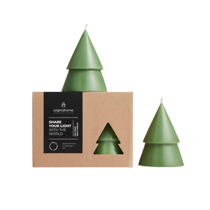 Medium Xmas Tree Candles - Set of 2