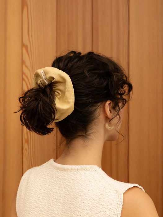 Linen/Cotton Scrunchie