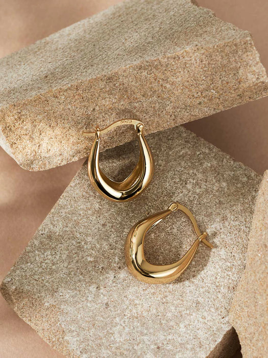 Gold Suzie Hoops