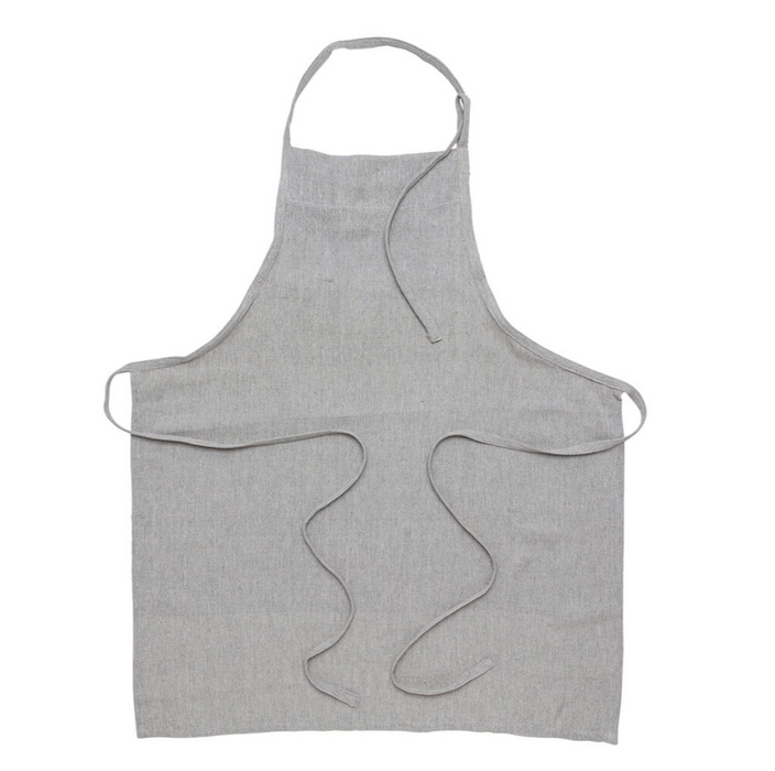 Light Grey Recycled Cotton Apron