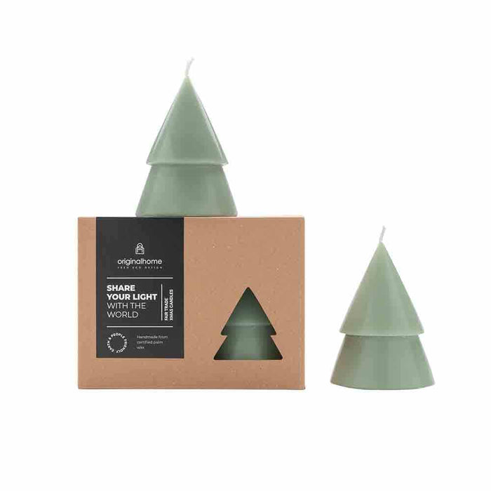 Medium Xmas Tree Candles - Set of 2