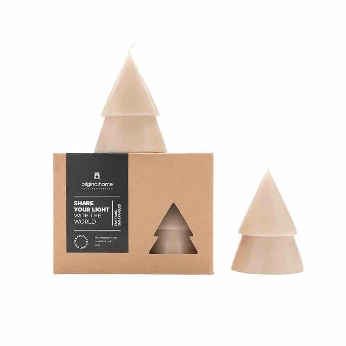 Medium Xmas Tree Candles - Set of 2