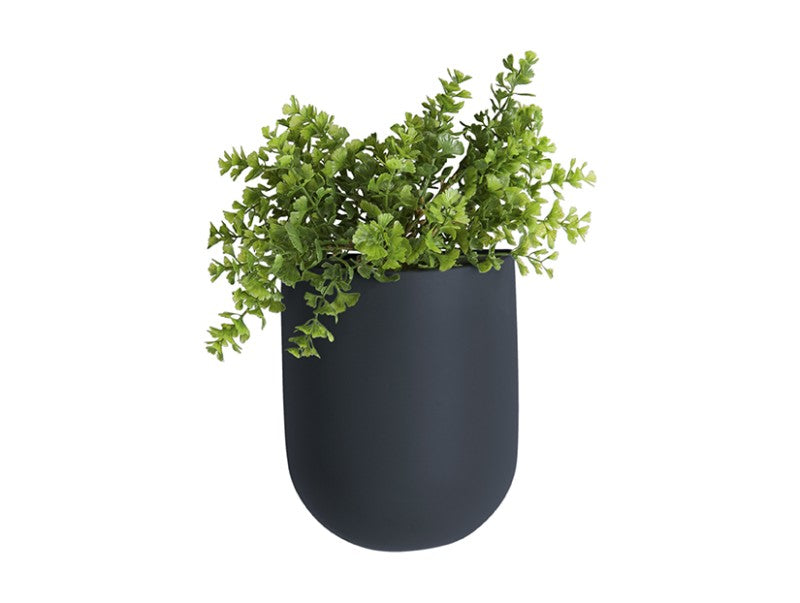 Tall Oval Ceramic Wall Planter - Choice of Colours