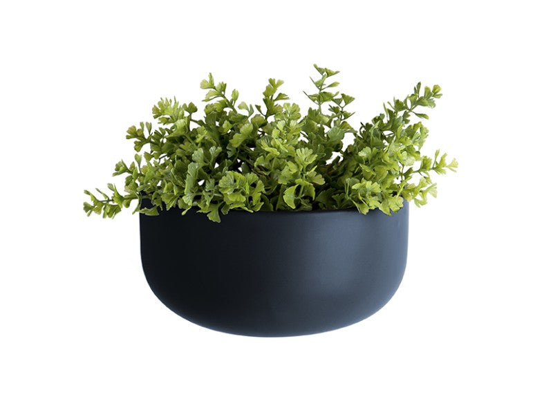 Wide Oval Ceramic Wall Planter - Choice of Colours