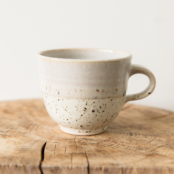 Cream & Speckle Glazed Handmade Mug– The Painted Bird