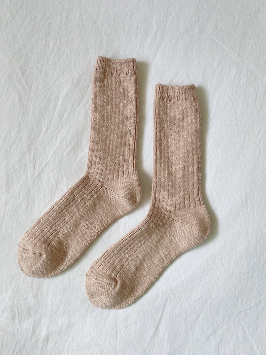 Peach Cottage Socks